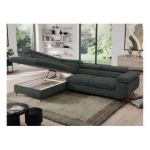 Narożnik PEDRO L - strona lewa - ciemnoszary, struktura