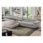 Narożnik PEDRO L - strona lewa - jasnoszary, struktura