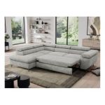 Narożnik PEDRO L - strona lewa - jasnoszary, struktura