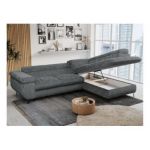 Narożnik PETER L - strona prawa - szary, sztruks