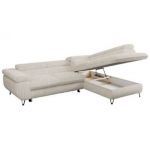 Narożnik PETER L - strona prawa - beżowy, sztruks