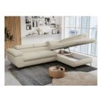 Narożnik PETER L - strona prawa - beżowy, boucle