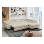 Narożnik PETER L - strona prawa - beżowy, boucle