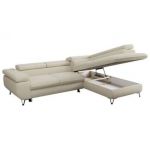 Narożnik PETER L - strona prawa - beżowy, boucle