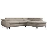 Narożnik PETER L - strona prawa - beżowy, struktura