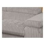 Narożnik PETER L - strona lewa - jasnoszary, sztruks