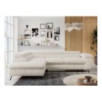 Narożnik PETER L - strona lewa - beżowy, sztruks