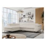 Narożnik PETER L - strona lewa - beżowy, sztruks