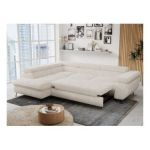 Narożnik PETER L - strona lewa - beżowy, sztruks