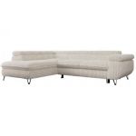 Narożnik PETER L - strona lewa - beżowy, sztruks