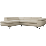 Narożnik PETER L - strona lewa - beżowy, boucle