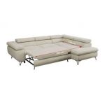 Narożnik PETER L - strona lewa - beżowy, welwet