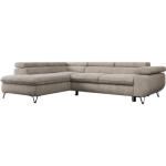 Narożnik PETER L - strona lewa - beżowy, struktura