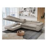 Narożnik PETER L - strona lewa - beżowy, struktura