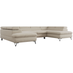 Narożnik PETER U - uniwersalny - beżowy, boucle