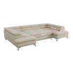 Narożnik PETER U - uniwersalny - beżowy, boucle