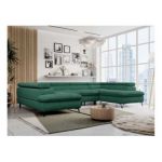 Narożnik PETER U - uniwersalny - ciemnozielony, struktura