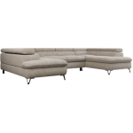 Narożnik PETER U - uniwersalny - beżowy, struktura