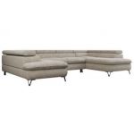 Narożnik PETER U - uniwersalny - beżowy, struktura