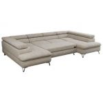 Narożnik PETER U - uniwersalny - beżowy, struktura