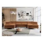 Narożnik PETER U - uniwersalny - pomarańczowy, struktura