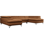 Narożnik PETER U - uniwersalny - pomarańczowy, struktura