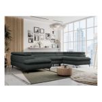 Narożnik PETER U - uniwersalny - ciemnoszary, struktura