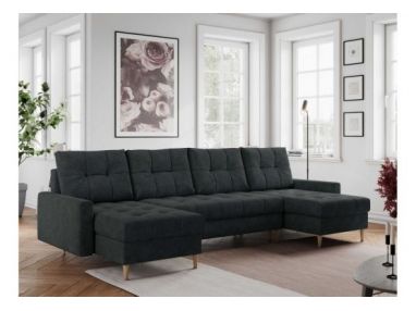 Narożnik ASTRA U - uniwersalny - ciemnoszary, struktura