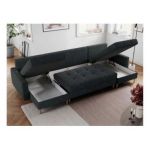 Narożnik ASTRA U - uniwersalny - ciemnoszary, struktura