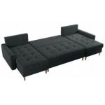 Narożnik ASTRA U - uniwersalny - ciemnoszary, struktura