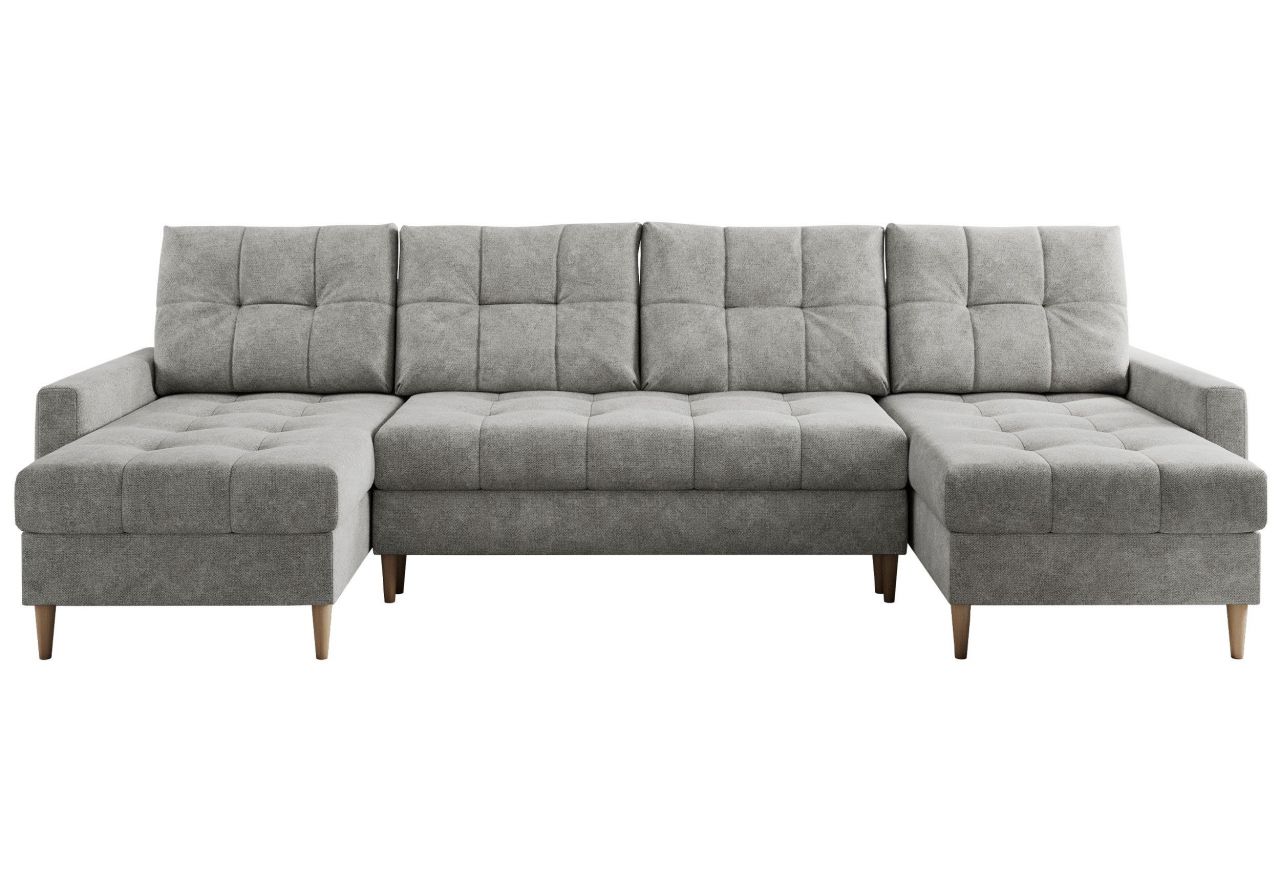 Narożnik ASTRA U - uniwersalny - jasnoszary, struktura