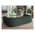 Narożnik MORBIDO U - uniwersalny - ciemnozielony, sztruks