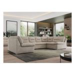 Narożnik MORBIDO U - uniwersalny - beżowy, struktura