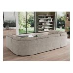 Narożnik MORBIDO U - uniwersalny - beżowy, struktura