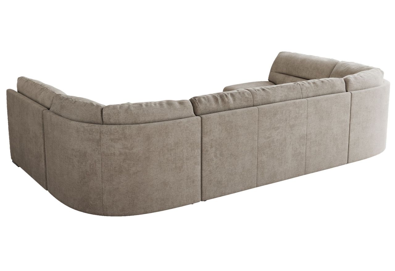 Narożnik MORBIDO U - uniwersalny - beżowy, struktura