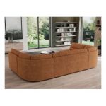 Narożnik MORBIDO U - uniwersalny - pomarańczowy, struktura