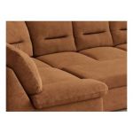 Narożnik MORBIDO U - uniwersalny - pomarańczowy, struktura