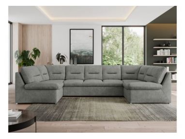 Narożnik MORBIDO U - uniwersalny - szary, struktura