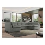 Narożnik MORBIDO U - uniwersalny - szary, struktura