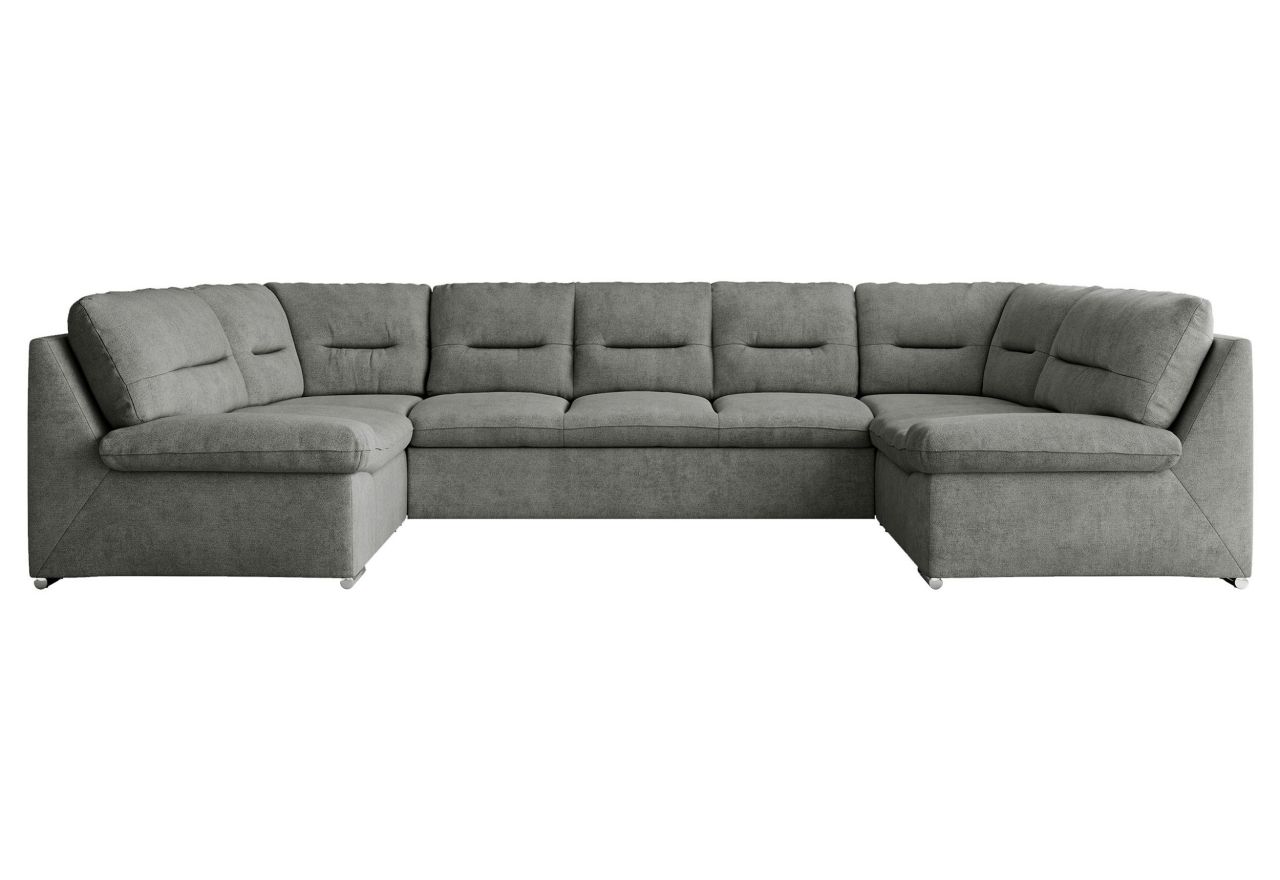 Narożnik MORBIDO U - uniwersalny - szary, struktura