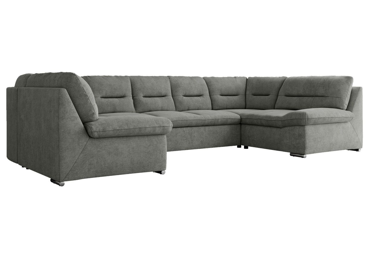 Narożnik MORBIDO U - uniwersalny - szary, struktura