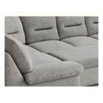 Narożnik MORBIDO U - uniwersalny - jasnoszary, struktura