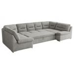 Narożnik MORBIDO U - uniwersalny - jasnoszary, struktura