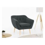 Fotel PIRS - ciemnoszary, struktura