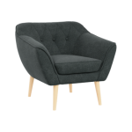 Fotel PIRS - ciemnoszary, struktura