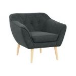 Fotel PIRS - ciemnoszary, struktura