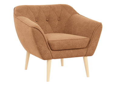 Fotel PIRS - pomarańczowy, struktura