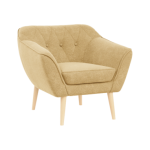 Fotel PIRS - musztardowy, struktura