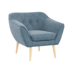 Fotel PIRS - niebieski, struktura