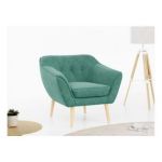 Fotel PIRS - ciemnozielony, struktura